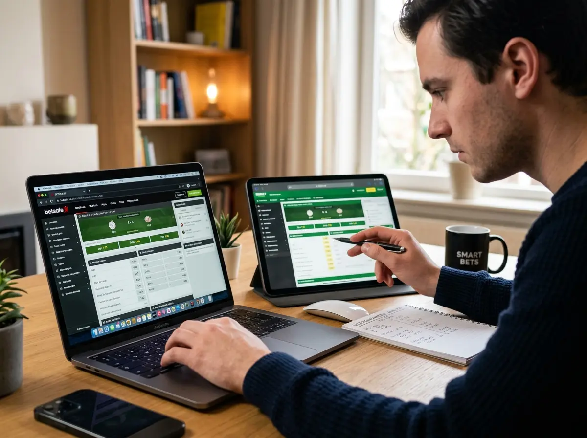 Vergelijking van odds op meerdere schermen